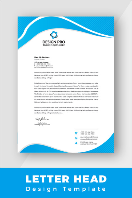 Kit Graphique #86456 Letter Corporate Divers Modles Web - Logo template Preview