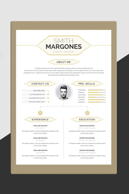 Kit Graphique #86605 Resume Cv Divers Modles Web - Logo template Preview