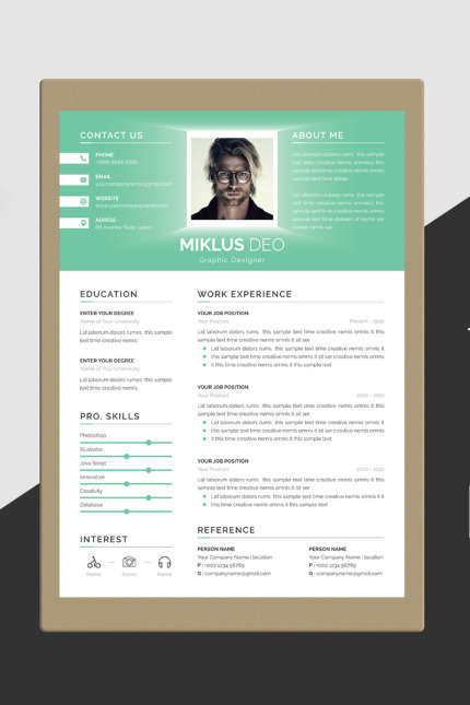 Kit Graphique #86876 Resume Cv Divers Modles Web - Logo template Preview