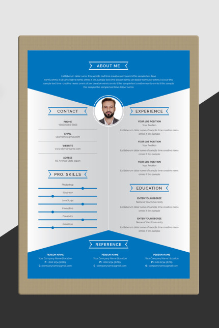 Kit Graphique #86932 Resume Cv Divers Modles Web - Logo template Preview