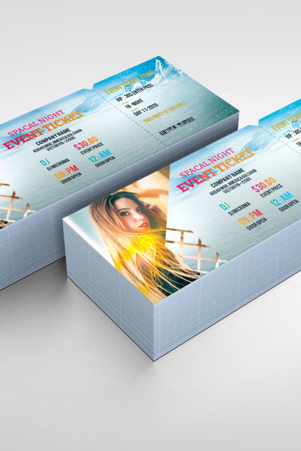 Kit Graphique #86962 Ticket Event Divers Modles Web - Logo template Preview