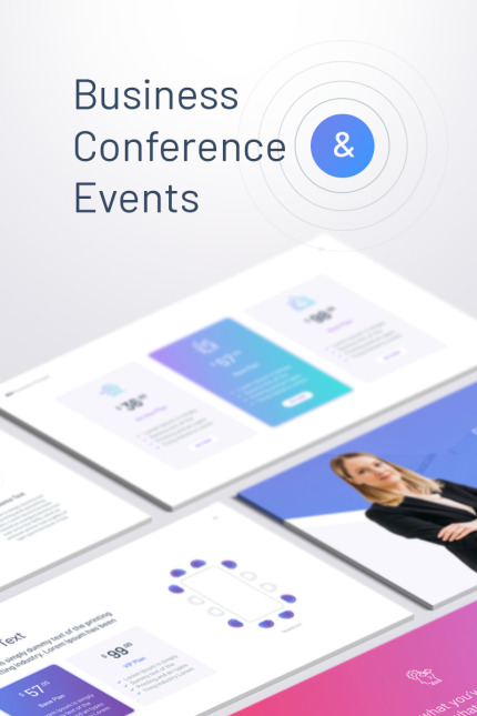 Kit Graphique #87089 Business Conference Divers Modles Web - Logo template Preview