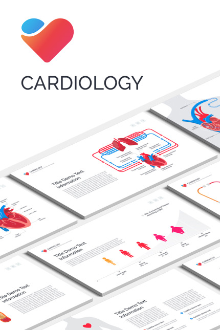 Kit Graphique #87391 Cardiology Heart Divers Modles Web - Logo template Preview