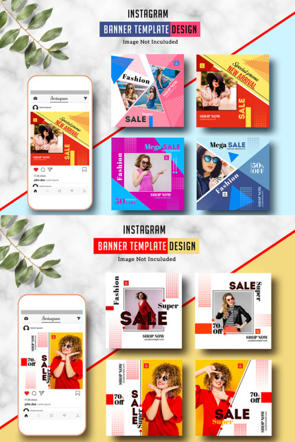 Kit Graphique #87416 Instagram Bannire Divers Modles Web - Logo template Preview