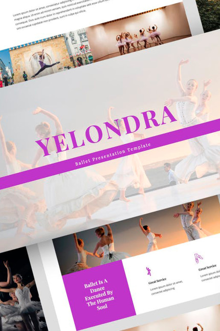 Kit Graphique #87702 Ballet Ballerine Divers Modles Web - Logo template Preview