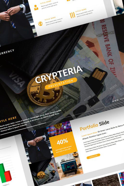 Kit Graphique #87734 Bitcoin Crypto Divers Modles Web - Logo template Preview