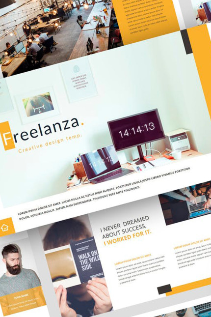 Kit Graphique #87958 Freelance Personal Divers Modles Web - Logo template Preview