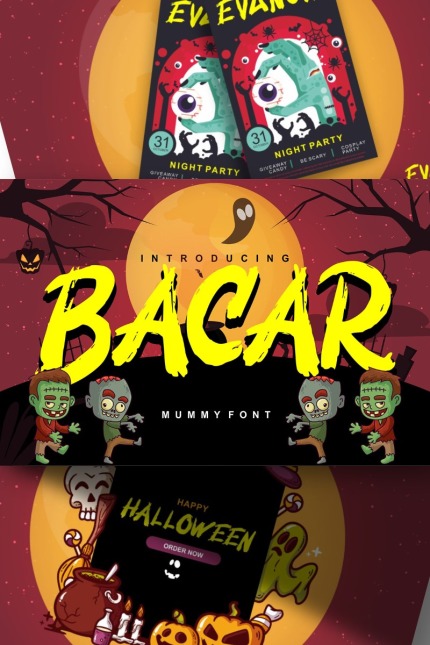 Kit Graphique #88311 Halloween Font Divers Modles Web - Logo template Preview