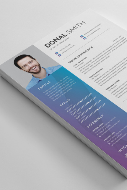 Kit Graphique #88325 Resume Cv Divers Modles Web - Logo template Preview