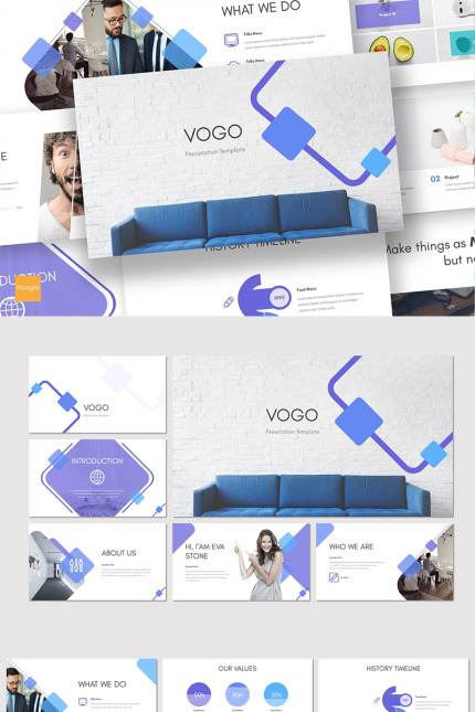 Kit Graphique #88391 Clean Creatif Divers Modles Web - Logo template Preview