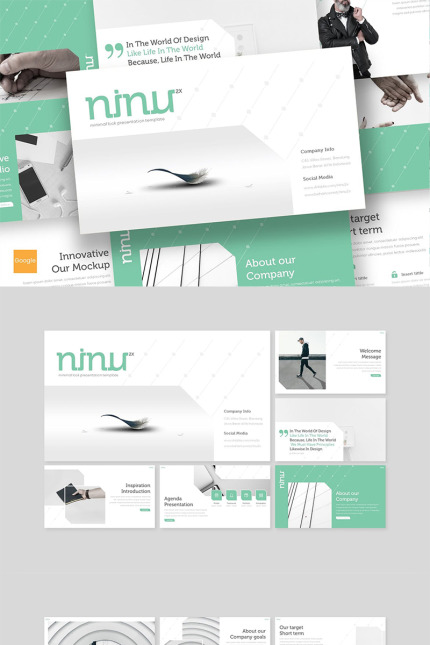 Kit Graphique #88402 Clean Creatif Divers Modles Web - Logo template Preview