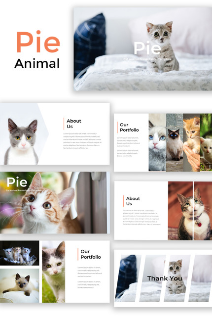 Kit Graphique #88547 Pie Animal Divers Modles Web - Logo template Preview