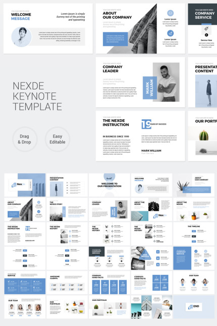 Kit Graphique #89114 Modern Keynote Divers Modles Web - Logo template Preview