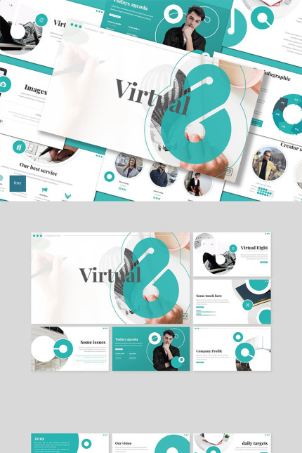 Kit Graphique #89282 Clean Creatif Divers Modles Web - Logo template Preview