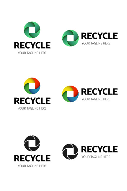 Kit Graphique #89355 Recycle Environment Divers Modles Web - Logo template Preview
