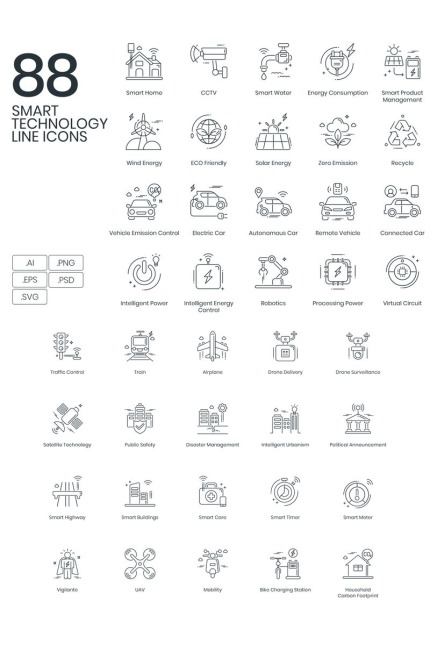 Kit Graphique #89628 Icons Technology Divers Modles Web - Logo template Preview