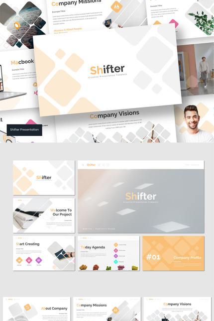 Kit Graphique #89634 Clean Creatif Divers Modles Web - Logo template Preview