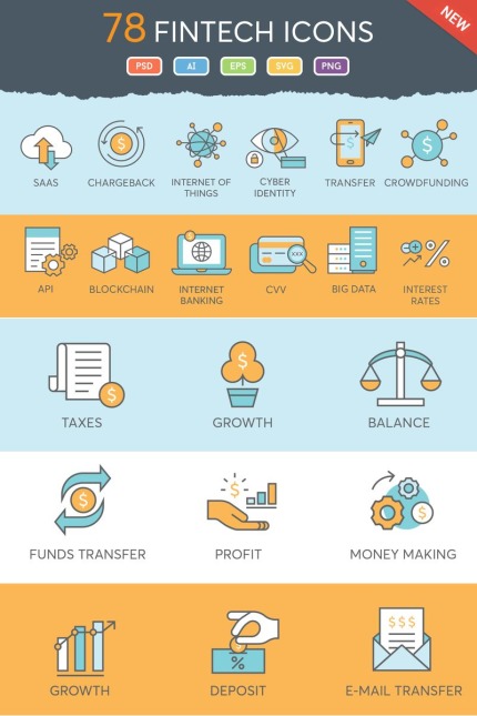 Kit Graphique #89857 Finance Financial Divers Modles Web - Logo template Preview