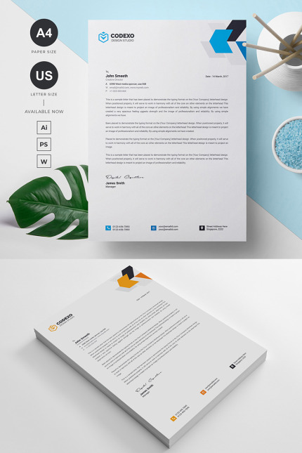 Kit Graphique #90121 Creative Letterhead Divers Modles Web - Logo template Preview