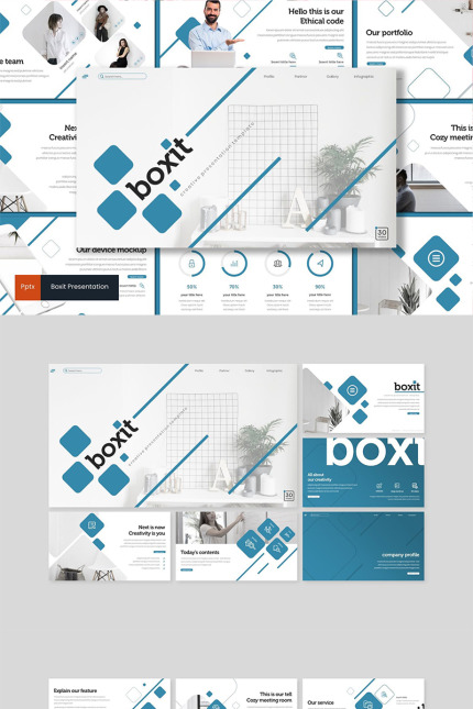 Kit Graphique #90533 Clean Creatif Divers Modles Web - Logo template Preview