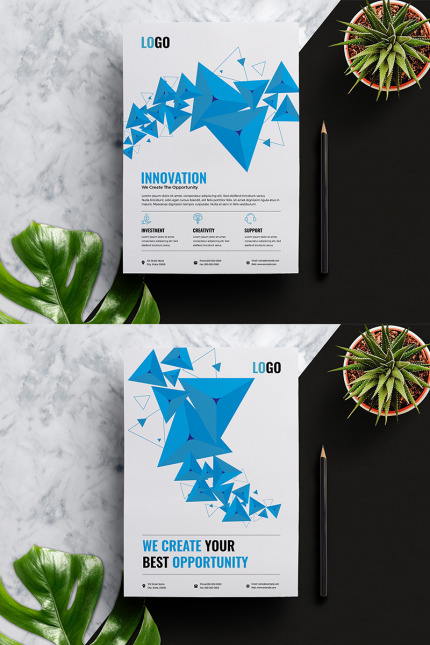 Kit Graphique #90776 Blue Business Divers Modles Web - Logo template Preview