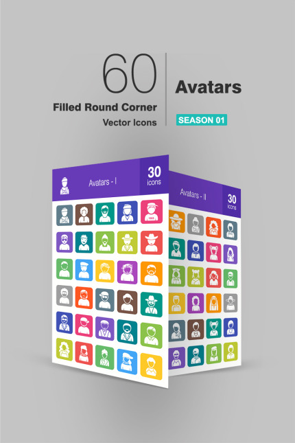 Kit Graphique #91010 Avatars Icon Divers Modles Web - Logo template Preview