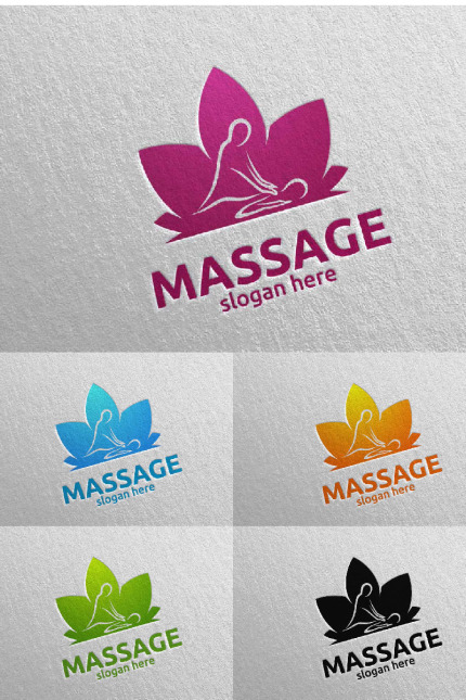 Kit Graphique #91042 Massage Logo Divers Modles Web - Logo template Preview