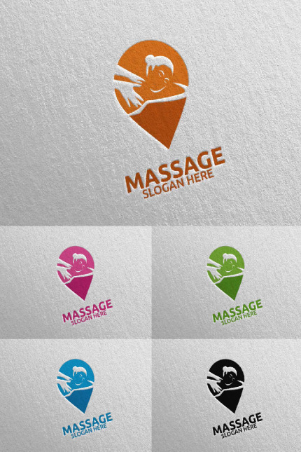 Kit Graphique #91044 Massage Logo Divers Modles Web - Logo template Preview