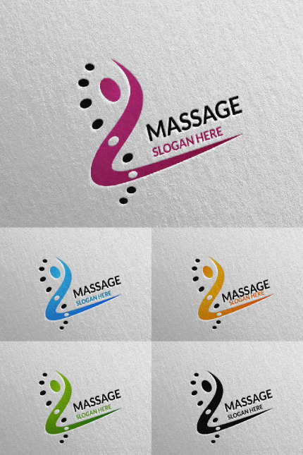 Kit Graphique #91045 Massage Logo Divers Modles Web - Logo template Preview