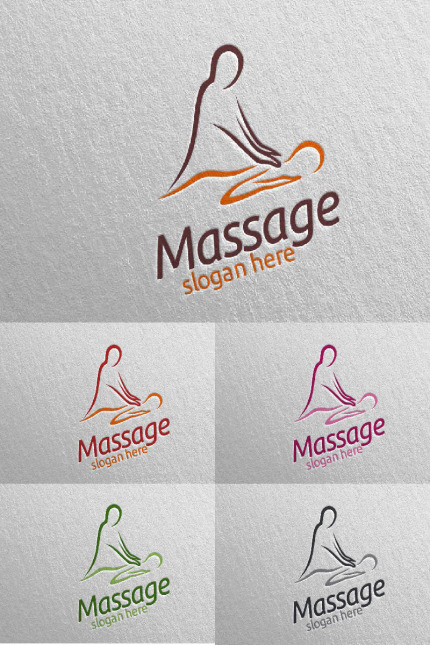 Kit Graphique #91053 Massage Logo Divers Modles Web - Logo template Preview