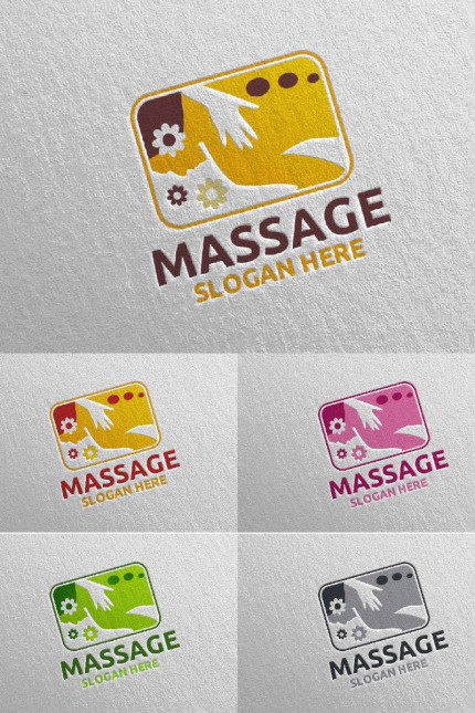 Kit Graphique #91054 Massage Logo Divers Modles Web - Logo template Preview