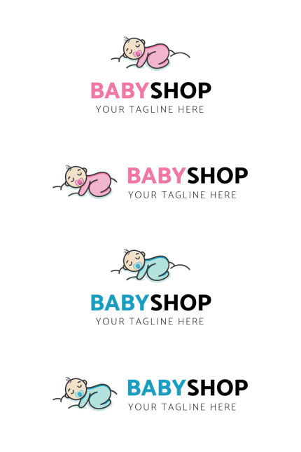 Kit Graphique #91058 Baby Shop Divers Modles Web - Logo template Preview