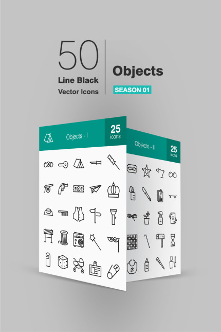 Kit Graphique #91066 Objects Icon Divers Modles Web - Logo template Preview