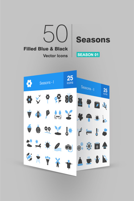 Kit Graphique #91078 Seasons Icon Divers Modles Web - Logo template Preview