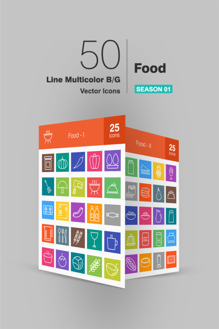 Kit Graphique #91524 Food Icon Divers Modles Web - Logo template Preview