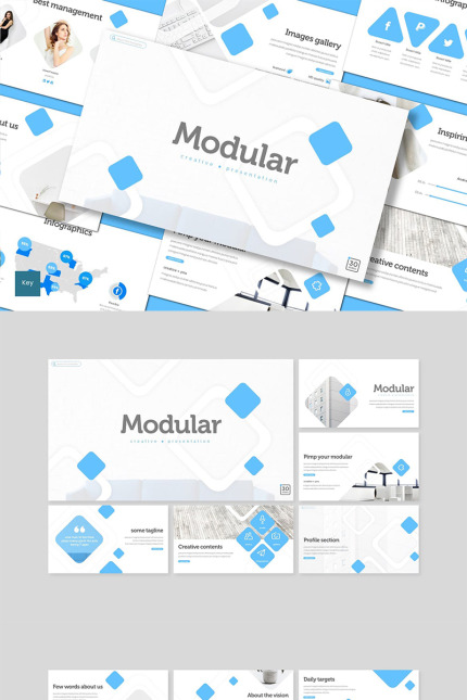 Kit Graphique #91662 Clean Creatif Divers Modles Web - Logo template Preview