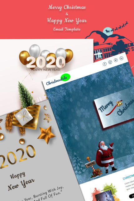 Kit Graphique #91808 Christmas Newsletter Divers Modles Web - Logo template Preview