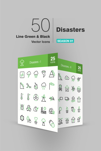 Kit Graphique #91882 Disaster Icon Divers Modles Web - Logo template Preview