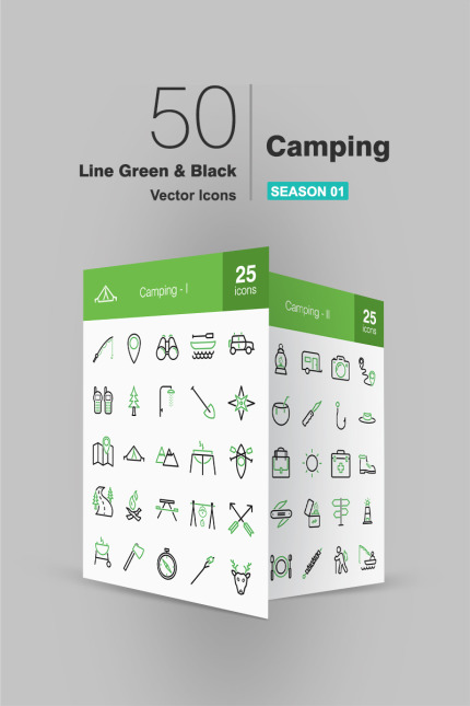 Kit Graphique #91893 Camp Icon Divers Modles Web - Logo template Preview