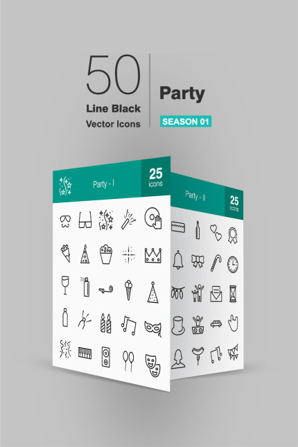 Kit Graphique #91895 Party Icon Divers Modles Web - Logo template Preview