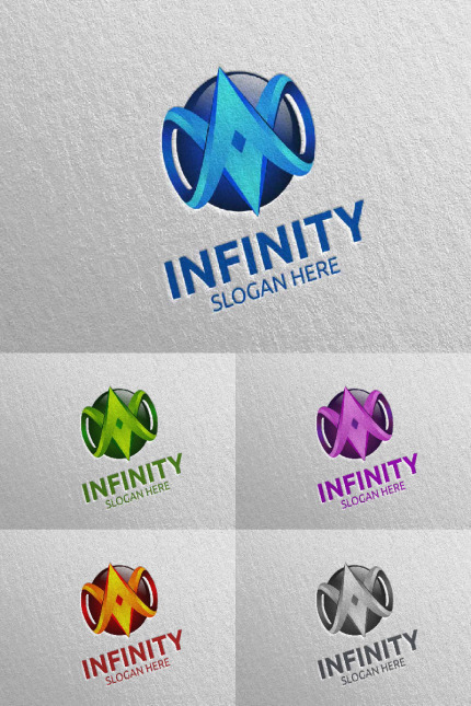 Kit Graphique #91932 Infinity Infinite Divers Modles Web - Logo template Preview