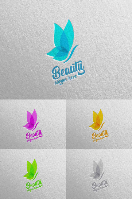 Kit Graphique #91944 Butterfly Logo Divers Modles Web - Logo template Preview