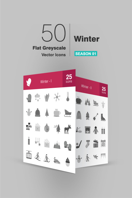 Kit Graphique #91977 Winter Icon Divers Modles Web - Logo template Preview