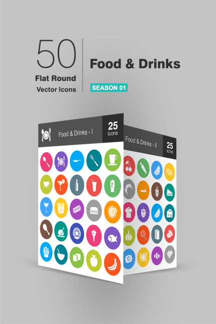 Kit Graphique #91982 Food Icon Divers Modles Web - Logo template Preview