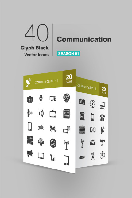 Kit Graphique #92195 Communication Icon Divers Modles Web - Logo template Preview