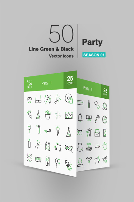 Kit Graphique #92343 Party Icon Divers Modles Web - Logo template Preview