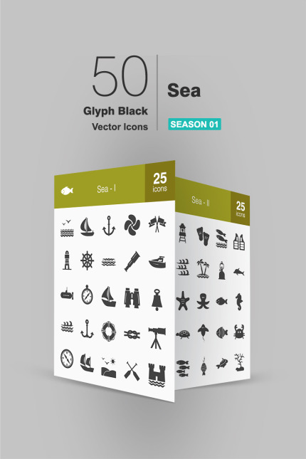 Kit Graphique #92408 Sea Icon Divers Modles Web - Logo template Preview