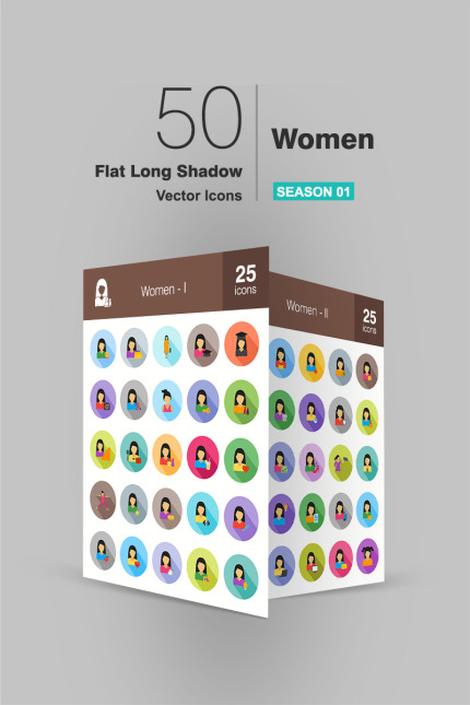 Kit Graphique #92528 Woman Icon Divers Modles Web - Logo template Preview
