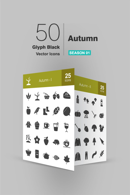 Kit Graphique #92535 Autumn Icon Divers Modles Web - Logo template Preview