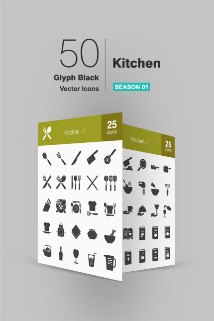 Kit Graphique #92571 Kitchen Icon Divers Modles Web - Logo template Preview